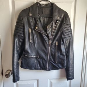 BlankNYC Leather Moto Motorcycle Jacket